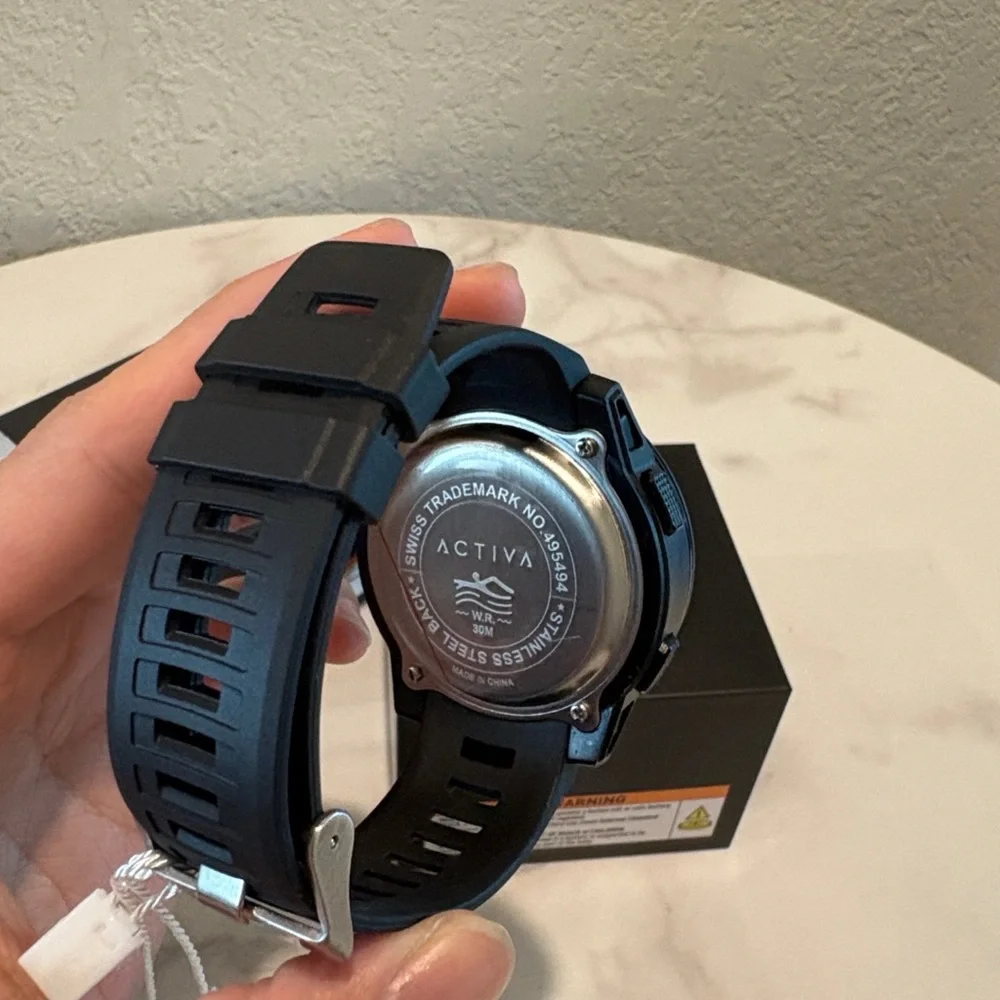 Activa X Invicta Digital Men's Watch - 45mm, Black NWT